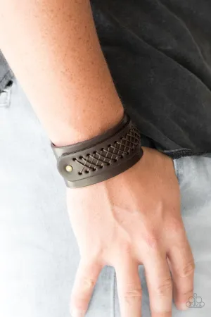 Paparazzi OUTLAW and Order Urban Bracelet Brown