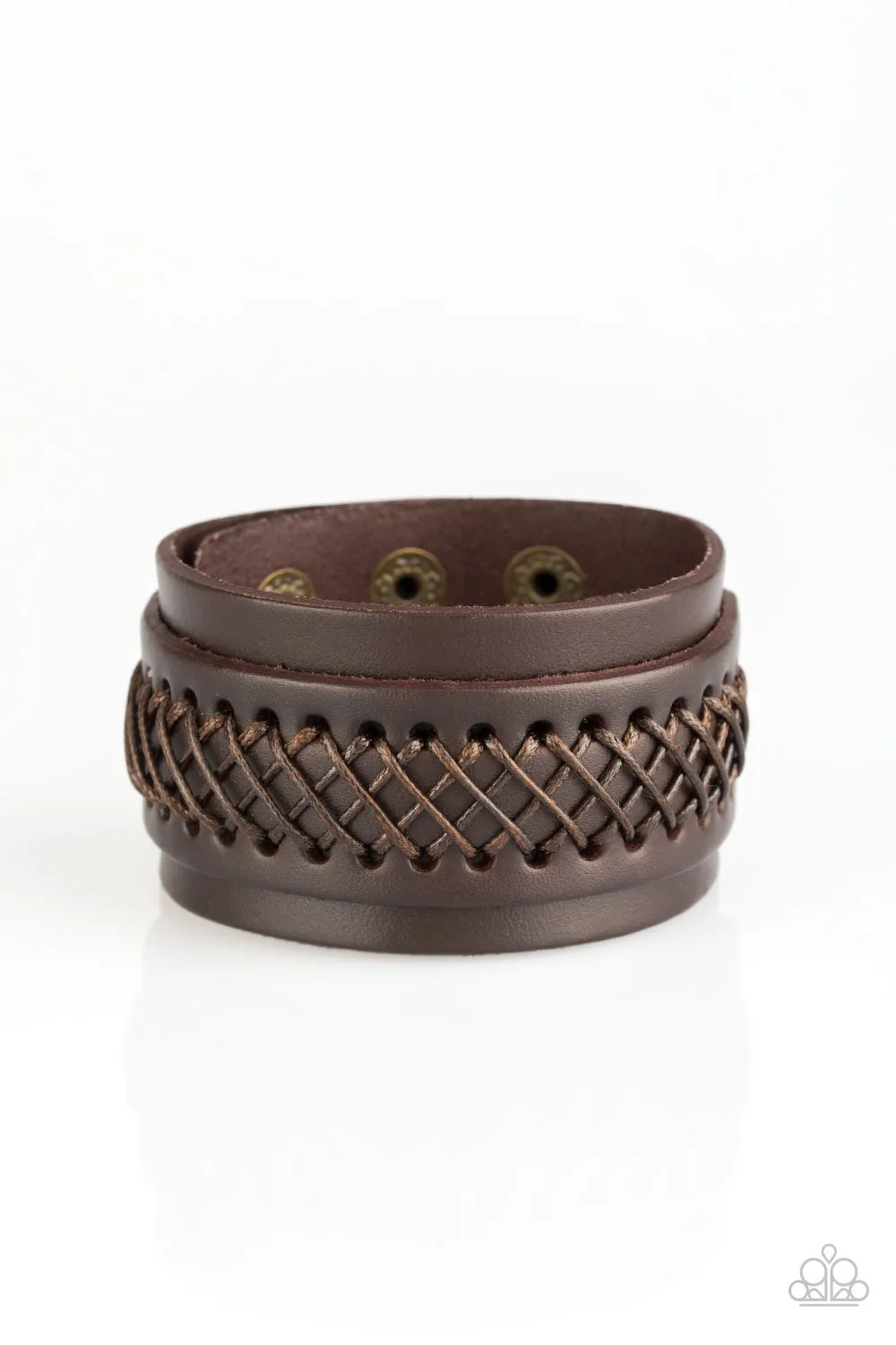 Paparazzi OUTLAW and Order Urban Bracelet Brown