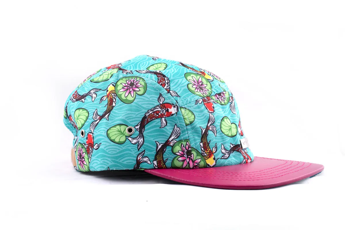 Play it Koi 5 panel hat