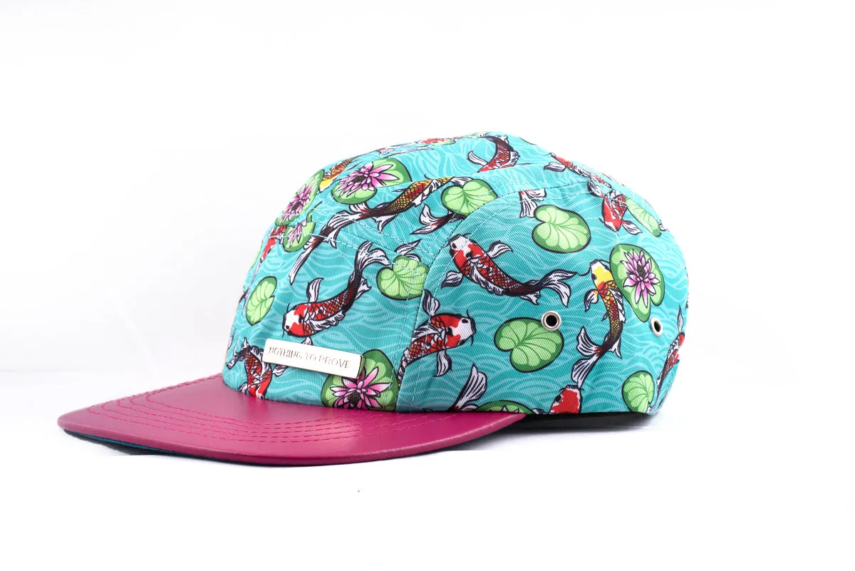 Play it Koi 5 panel hat