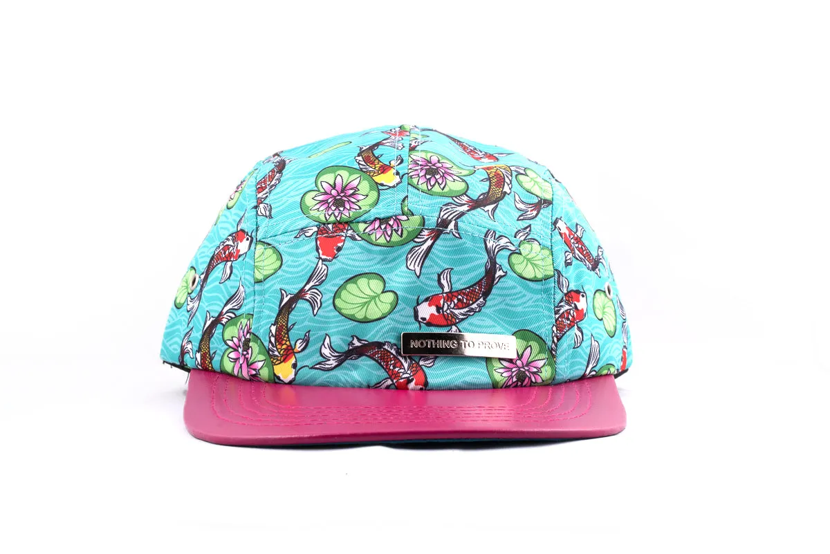 Play it Koi 5 panel hat