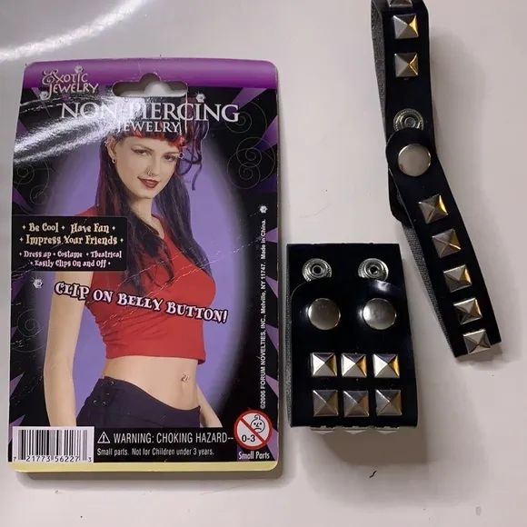 Punk rock Catholic school girl Costume and Accessory’s size large red