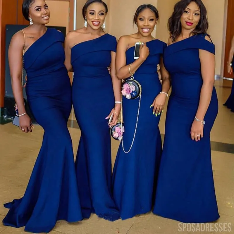 Royal Blue Mermaid Bridesmaid Dresses Online, Cheap Bridesmaids Dresses, WG753