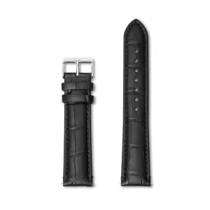 RS05 leather strap black - 20mm