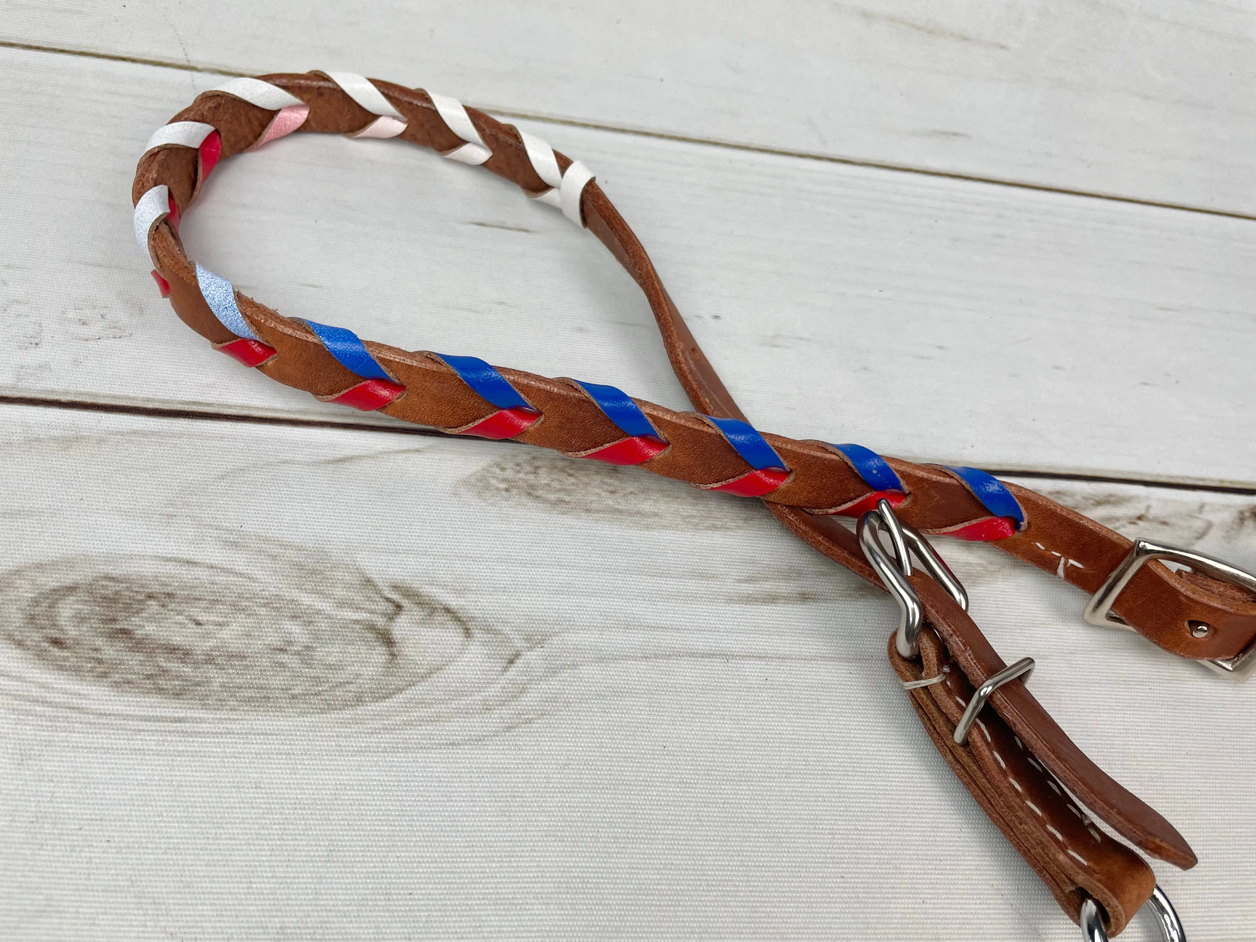 SALE! Leather Laced Wither Strap