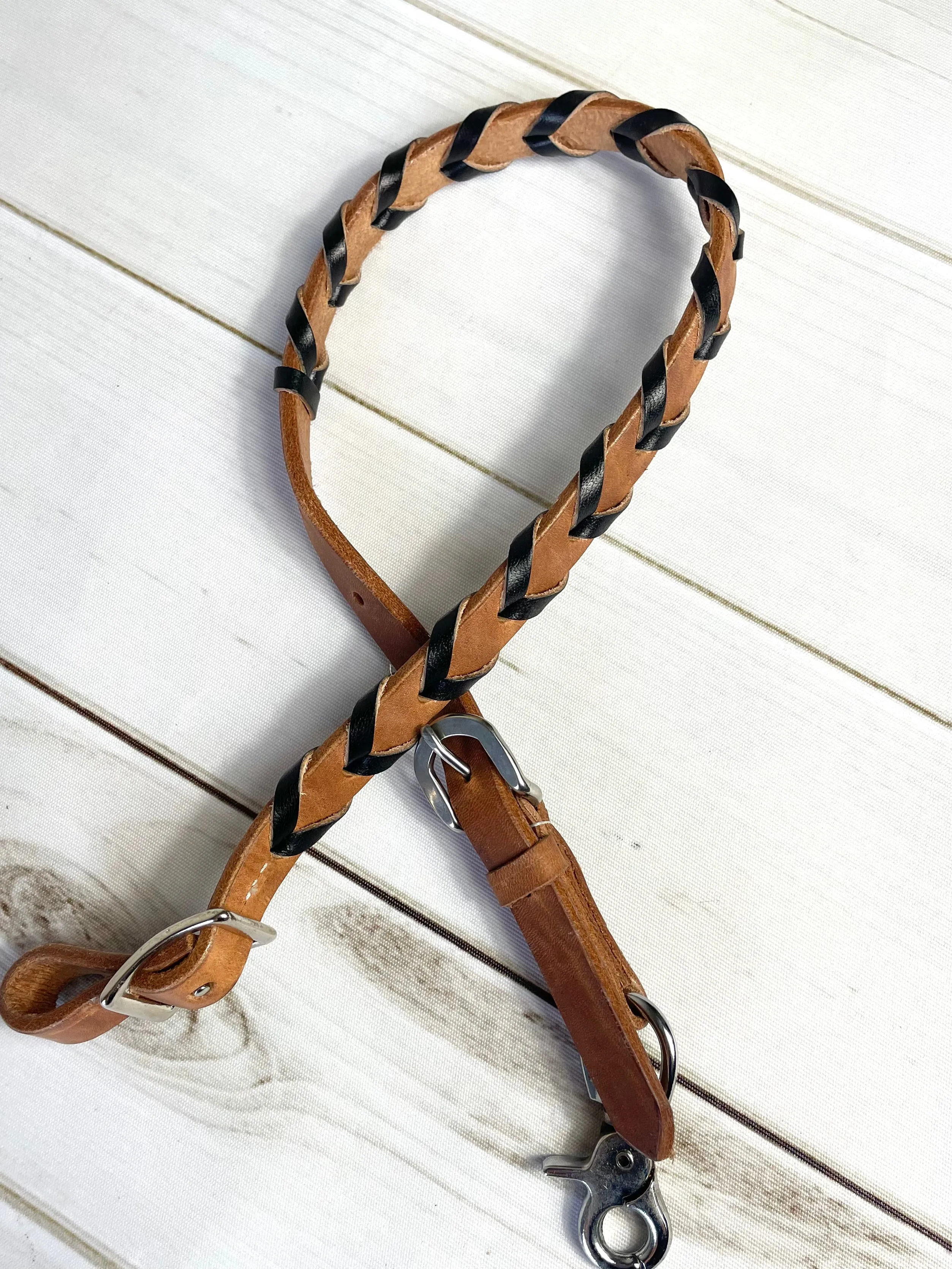 SALE! Leather Laced Wither Strap