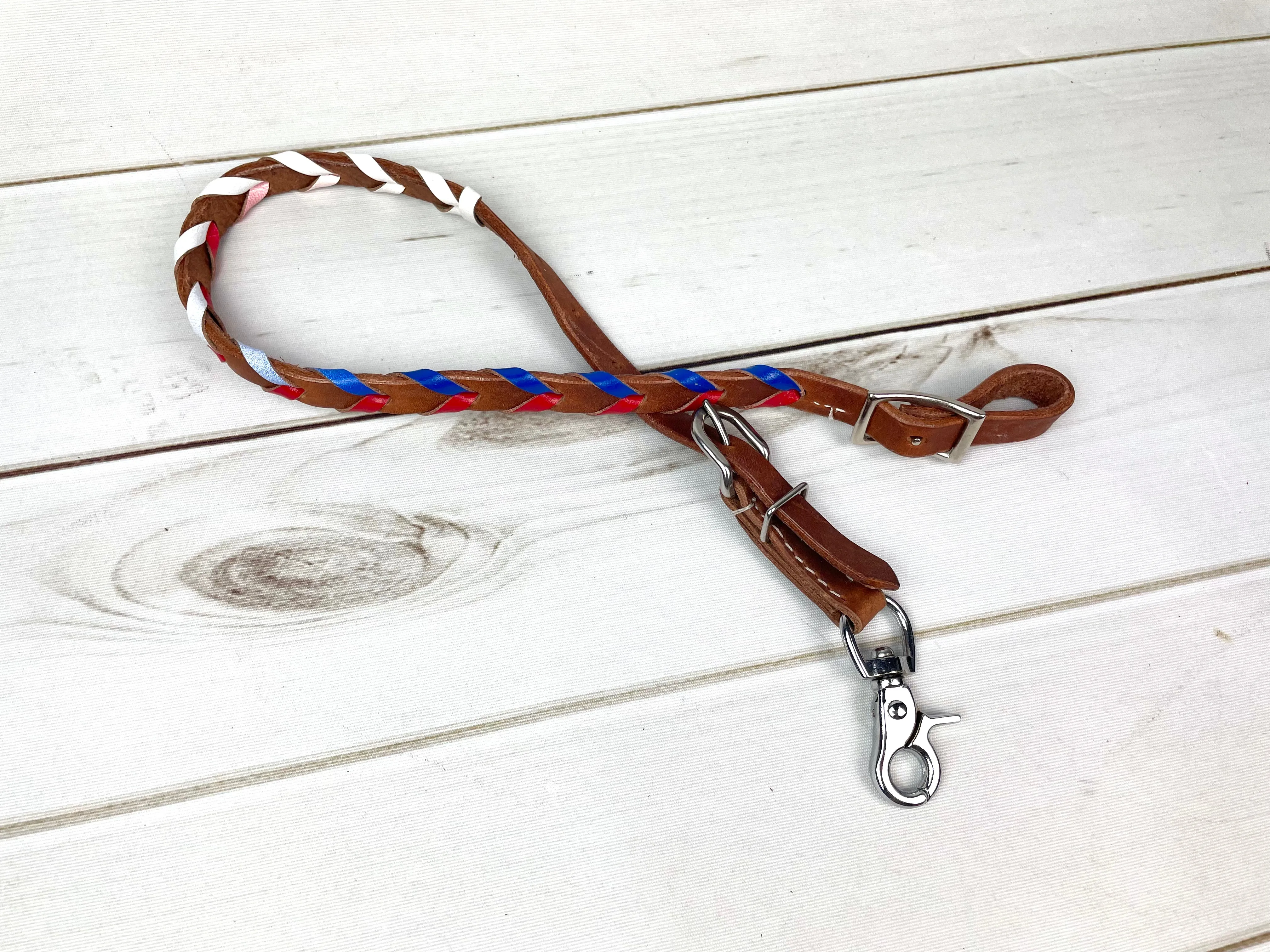 SALE! Leather Laced Wither Strap