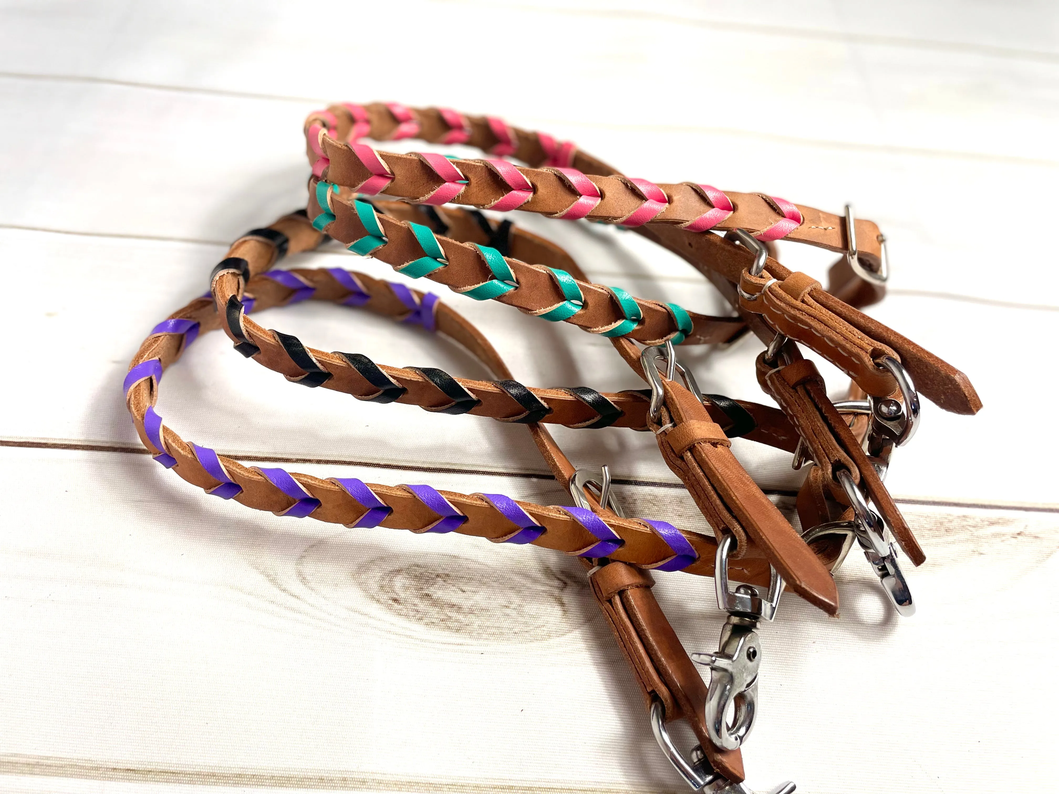 SALE! Leather Laced Wither Strap