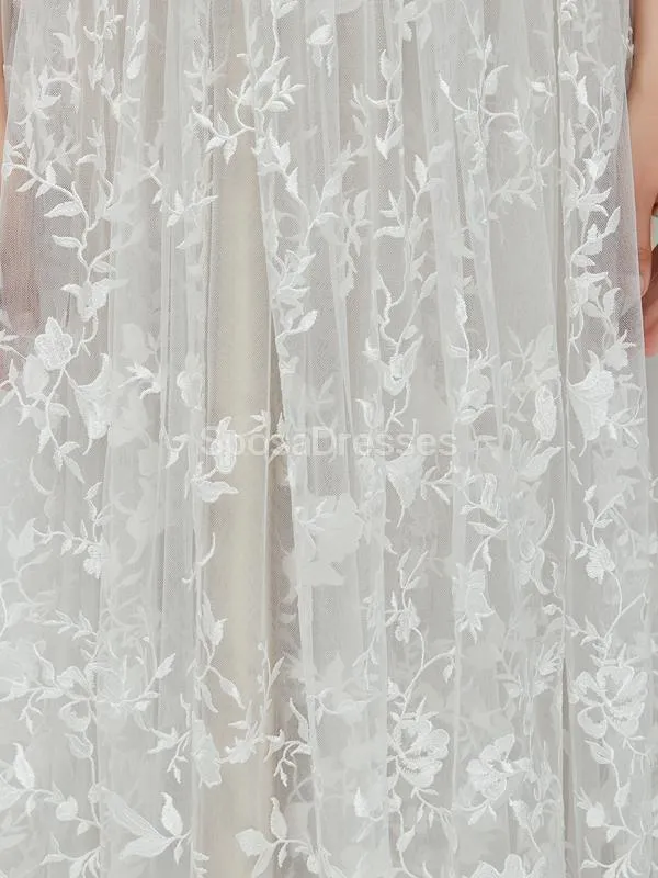 Sexy Backess Lace A-line Cheap Wedding Dresses Online, Cheap Bridal Dresses, WD559