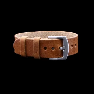 Single Pass Leather Watch Strap, 2-Keeper Vintage 401