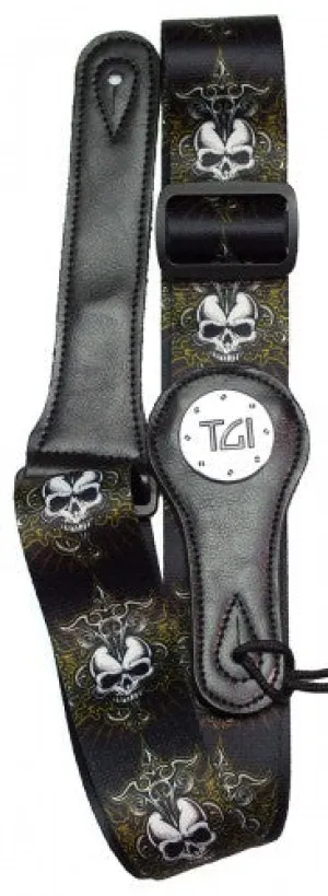 Skull Celtic Cross Guitar Strap - TGI