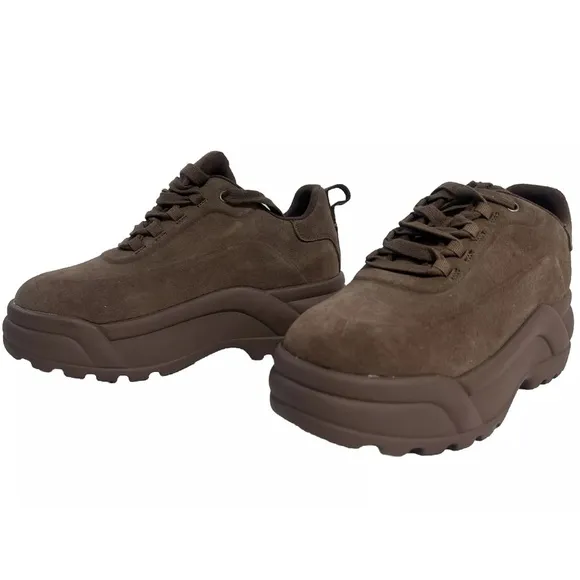 Steve Madden BRIGGS Lace Up Sneakers  Chunky Platform Size 9.5M. NEW W/O BOX