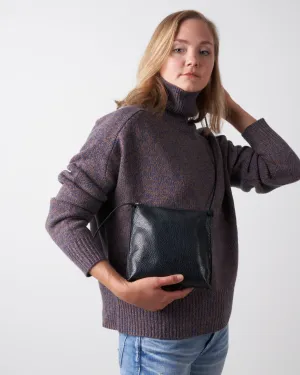 strappy pouch - blue ovino
