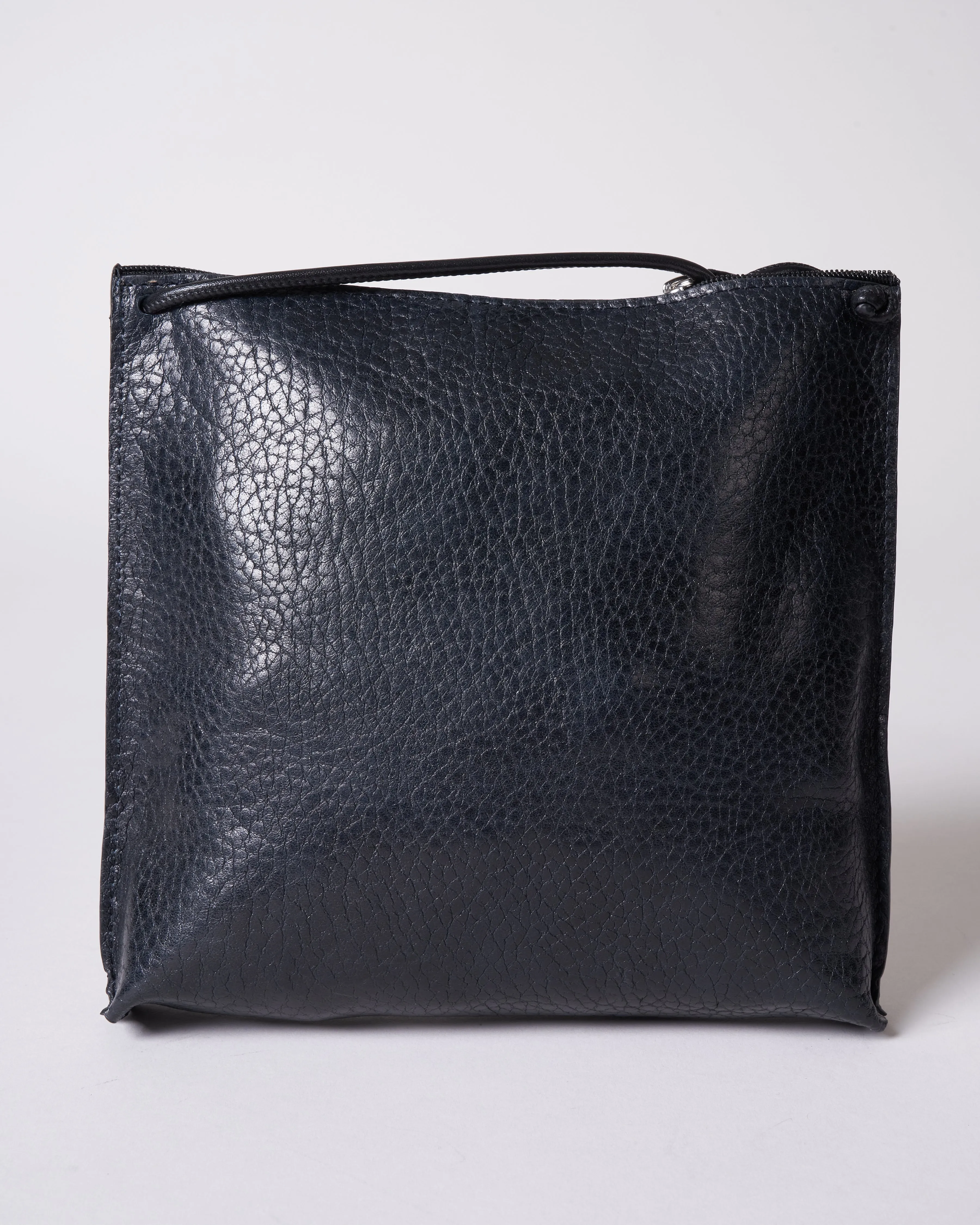 strappy pouch - blue ovino