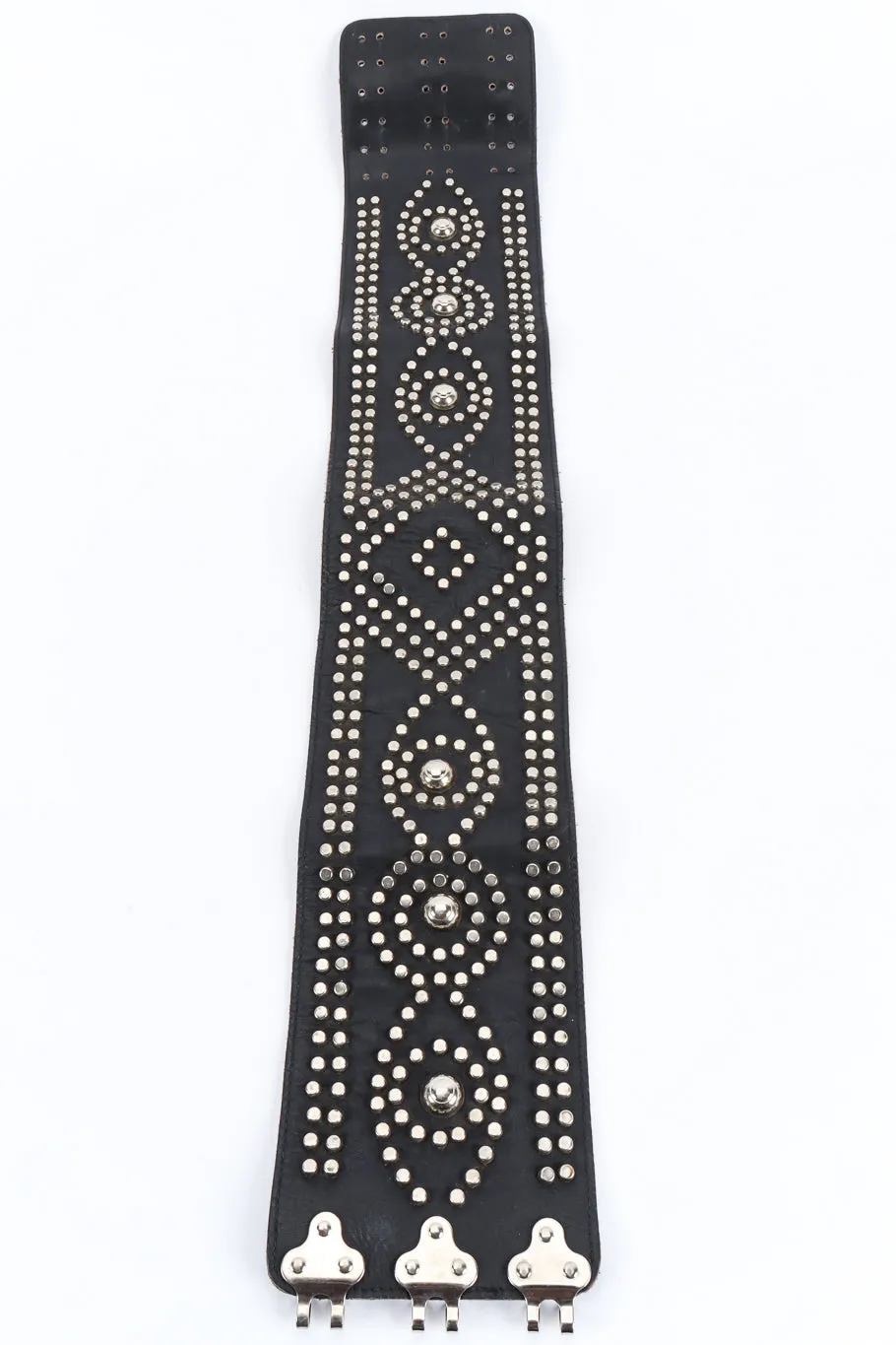 Studded Leather Waist Belt