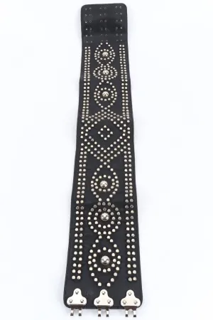 Studded Leather Waist Belt
