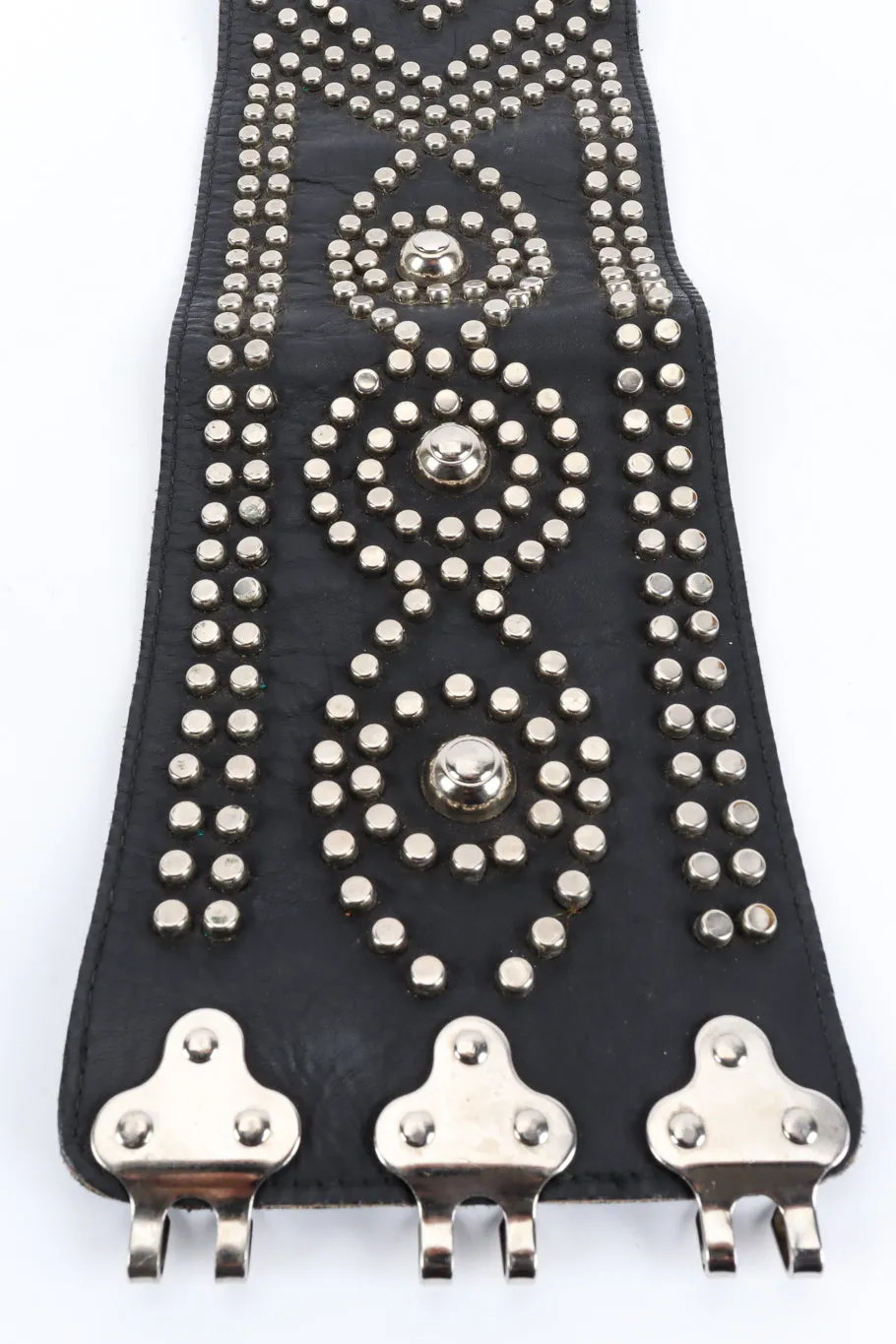 Studded Leather Waist Belt