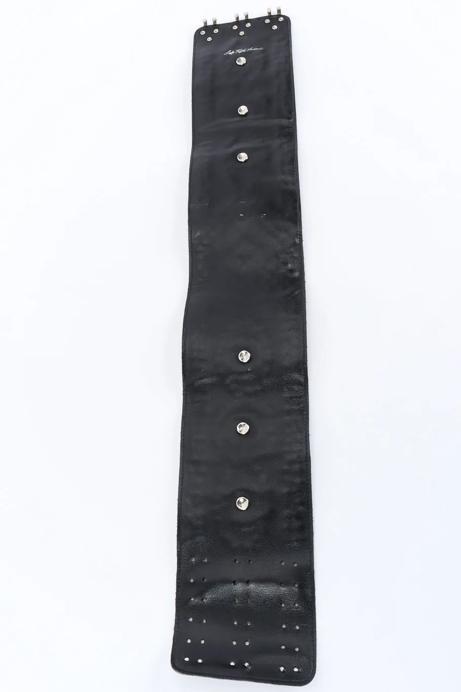 Studded Leather Waist Belt