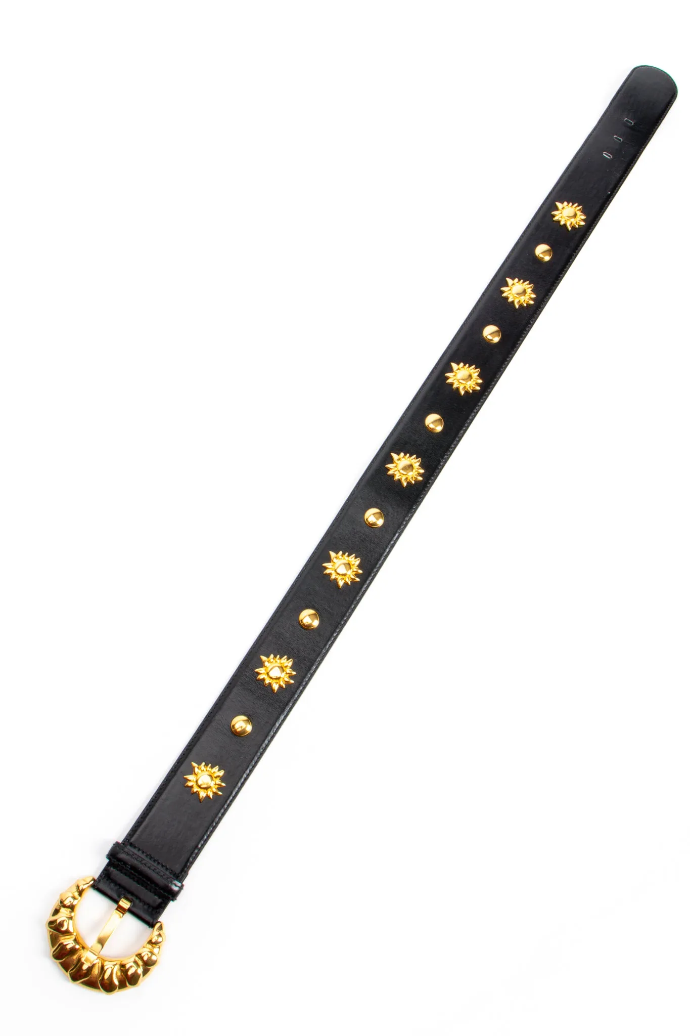 Studded Sun Leather Belt