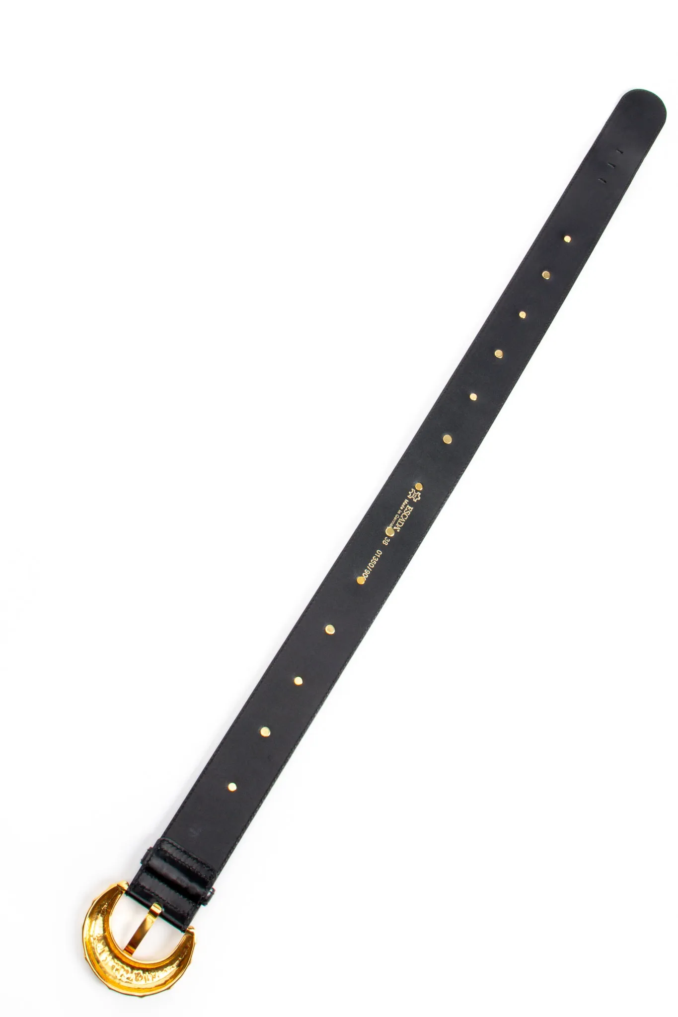 Studded Sun Leather Belt
