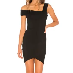 Superdown Fallon Asymmetrical Mini Dress Size XXS