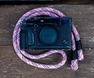 Tartan Pink Camera Strap