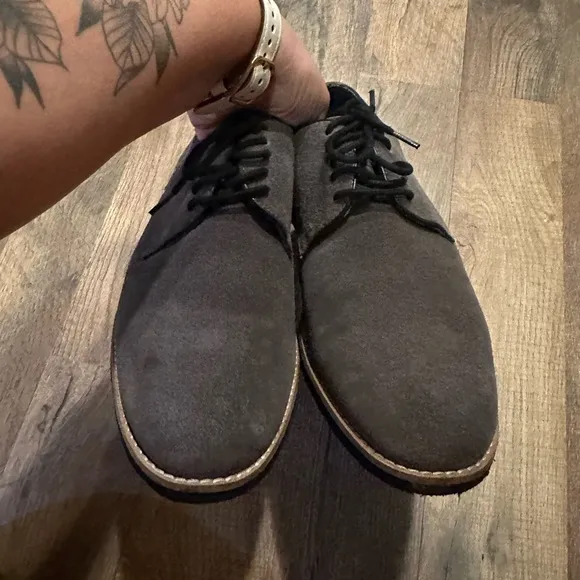 Thomas &amp; Vine Suede Lace Up Dress Shoes sz 10.5