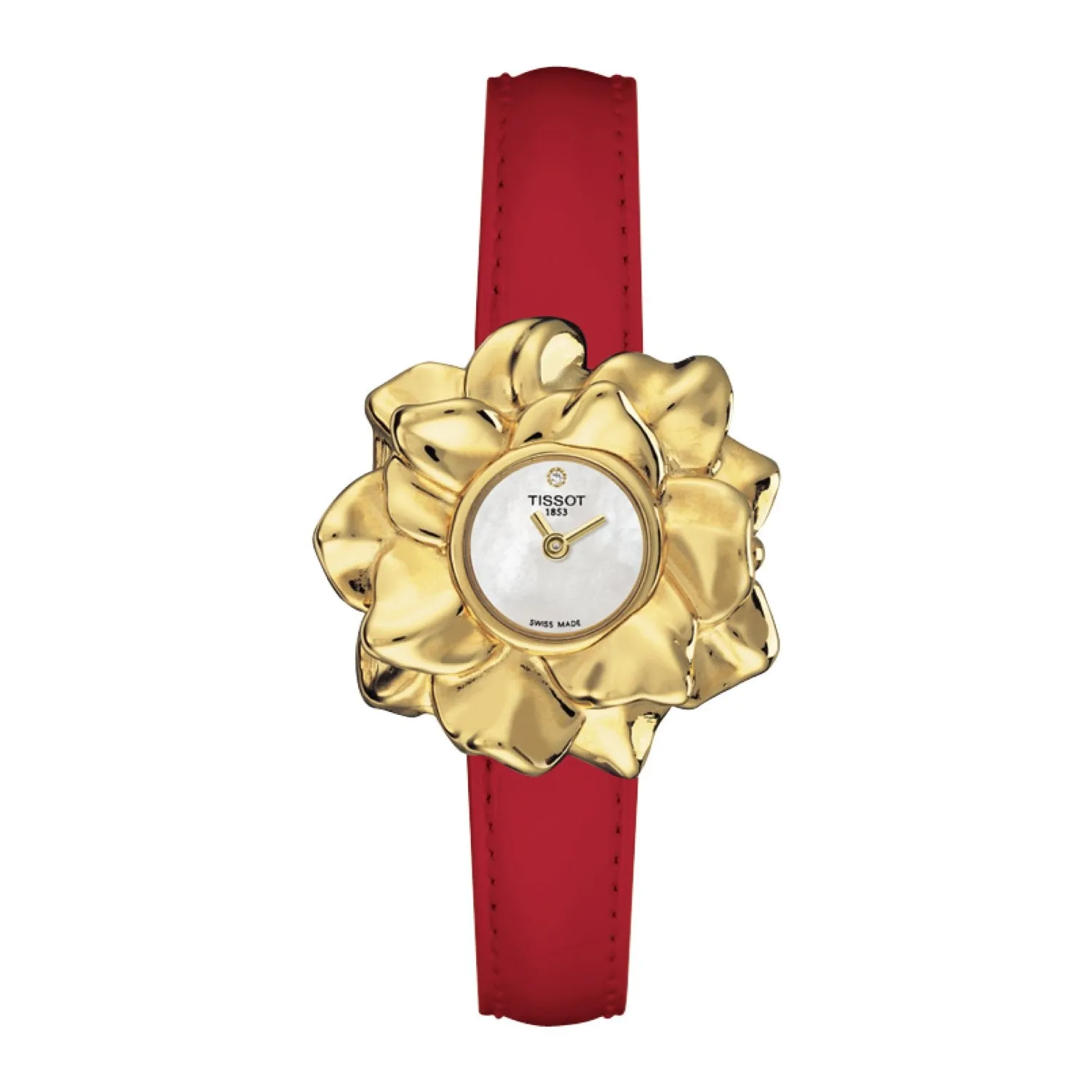 Tissot 11mm Rapunzel Red leather strap