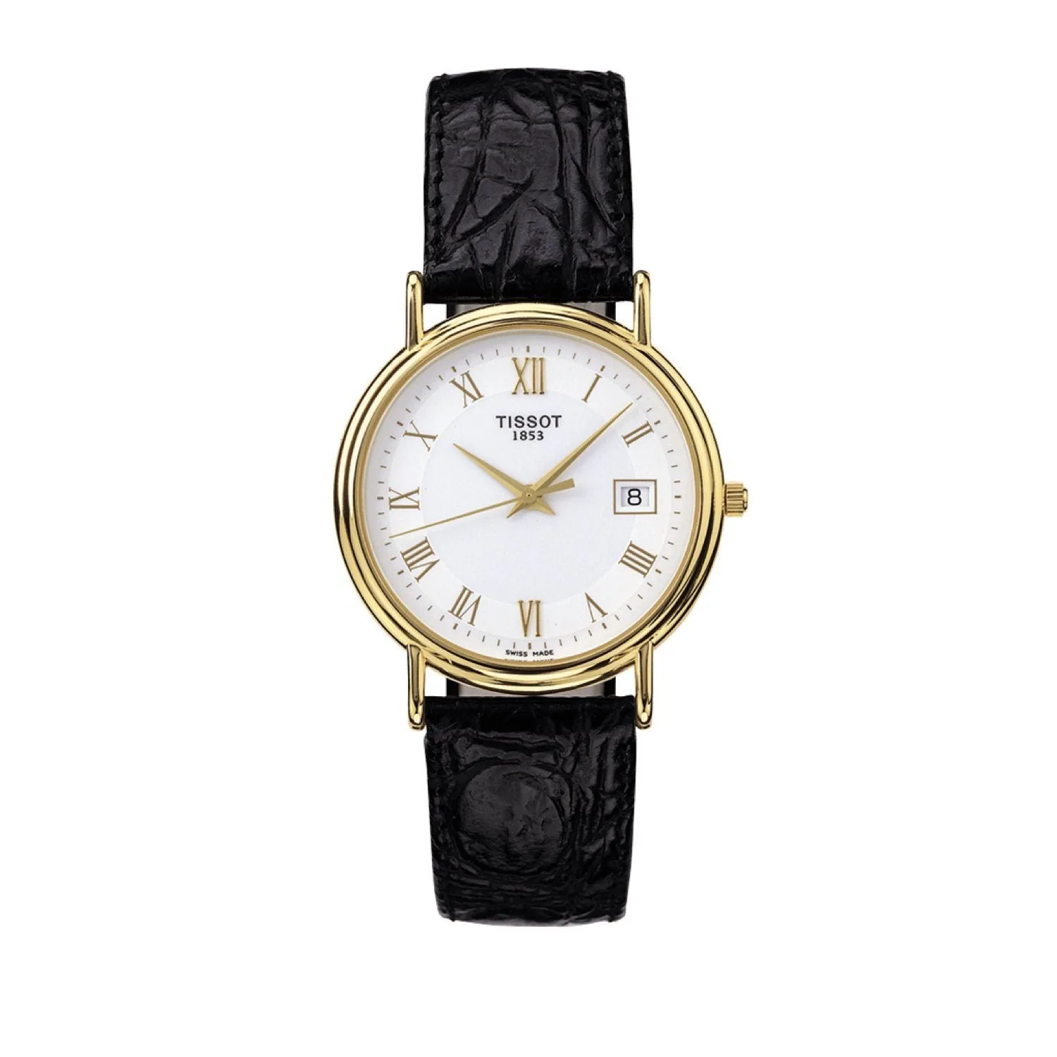 Tissot 14mm Carmel Black Leather Strap