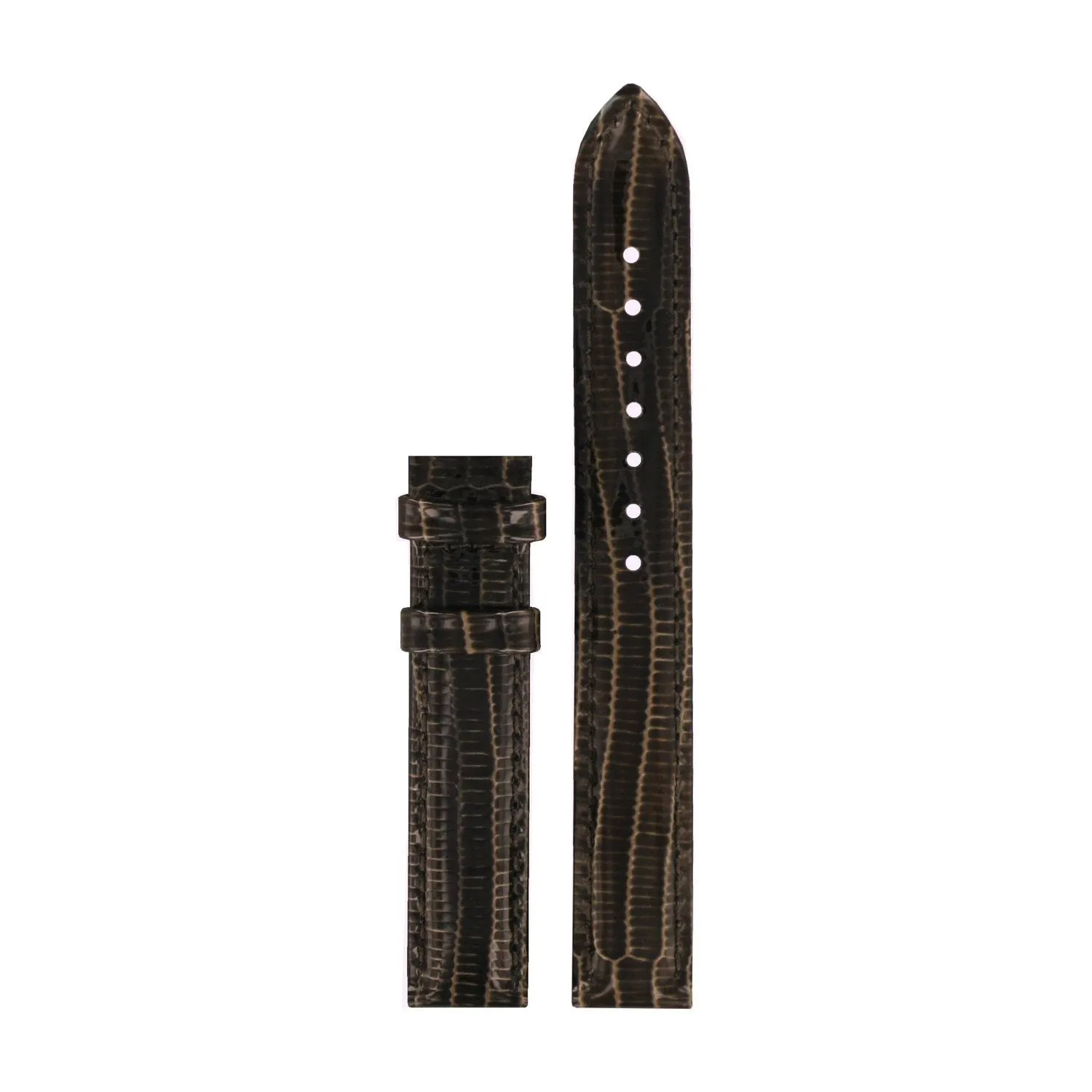 Tissot 14mm T-Wave Brown Leather Strap without Buckle