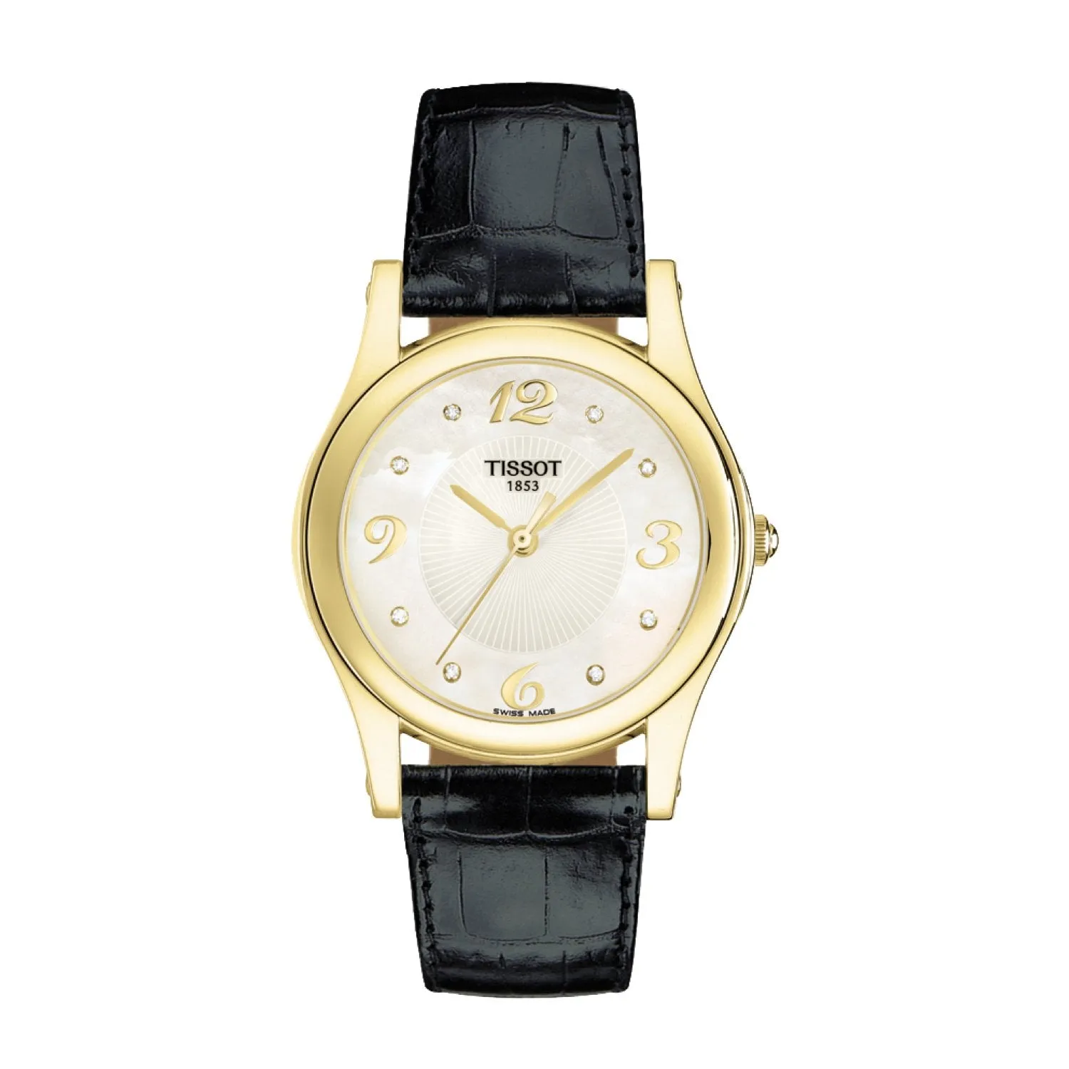 Tissot 16mm Jasmin Black Leather Strap