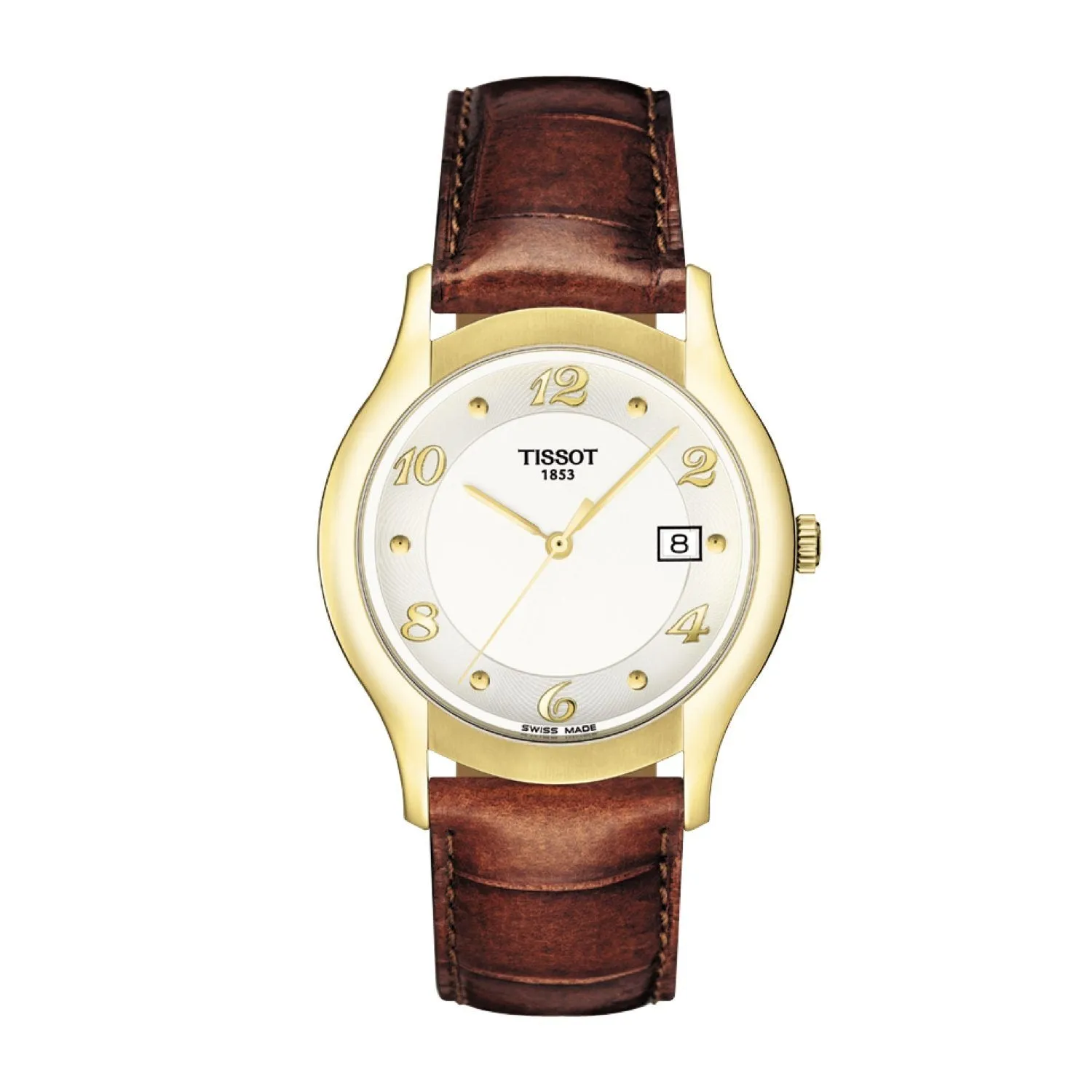 Tissot 19mm Ely Brown Leather Strap