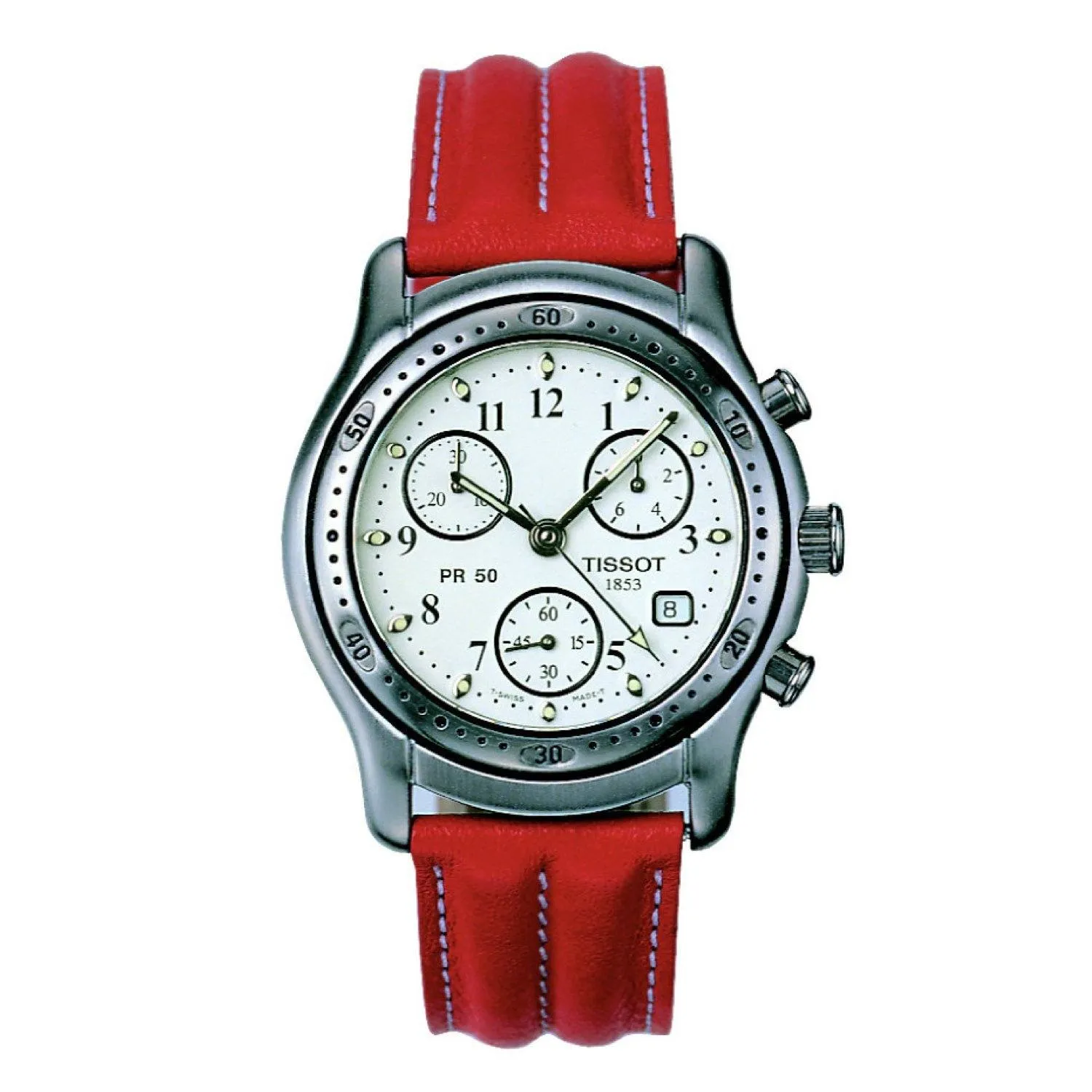 Tissot 20mm Red Leather Strap