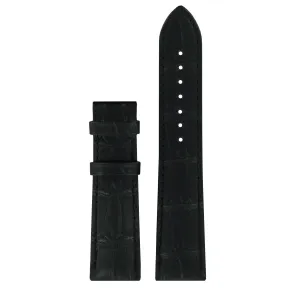 Tissot 21mm Chemin Des Tourelles Black Leather Strap without Buckle