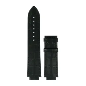 Tissot 22mm Txl Black Leather Strap without Buckle