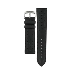 Tissot 22mm V8 Black Leather Strap