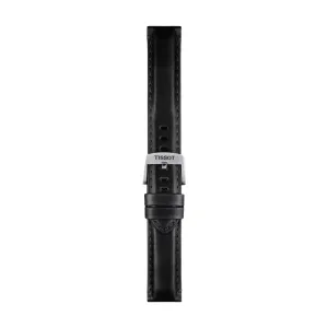 Tissot Official Black Leather Strap Lugs 20 mm T852046834