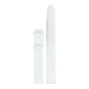 Tissot S12mm Flower Power White Textile Over Leather Strap without Buckle