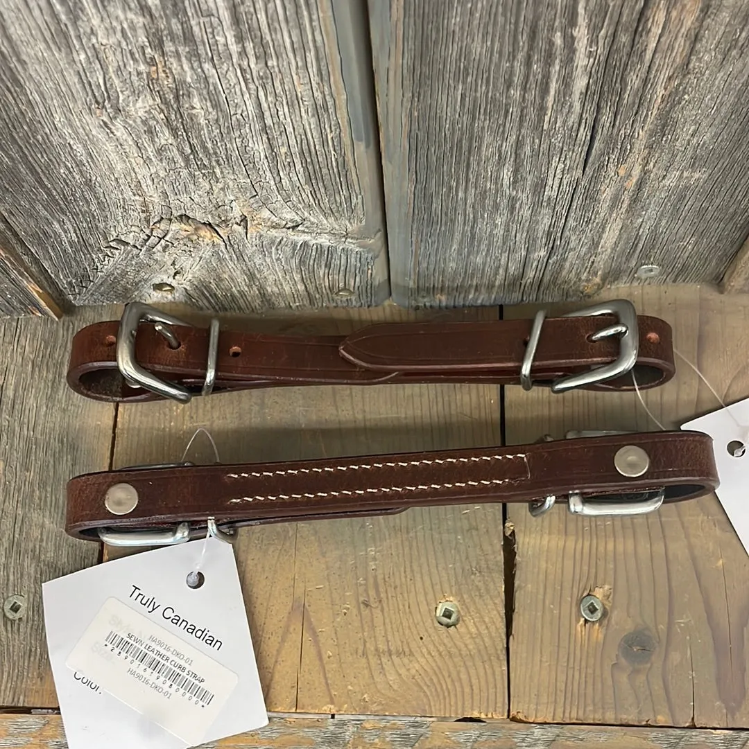 TKHA9016 Chin Curb Strap- Sewn Leather