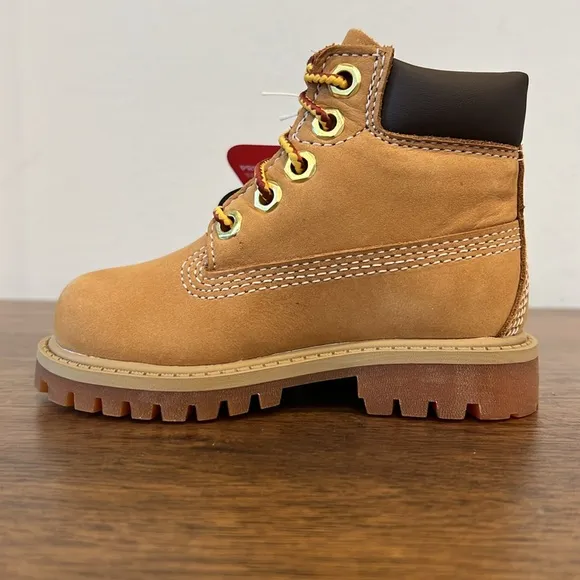 Toddler Timberland® Premium 6-Inch Waterproof Boot - Wheat Nubuck