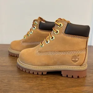 Toddler Timberland® Premium 6-Inch Waterproof Boot - Wheat Nubuck