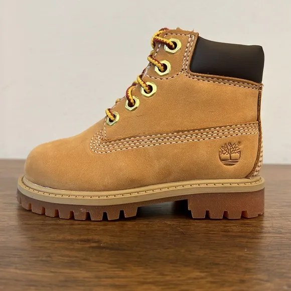 Toddler Timberland® Premium 6-Inch Waterproof Boot - Wheat Nubuck