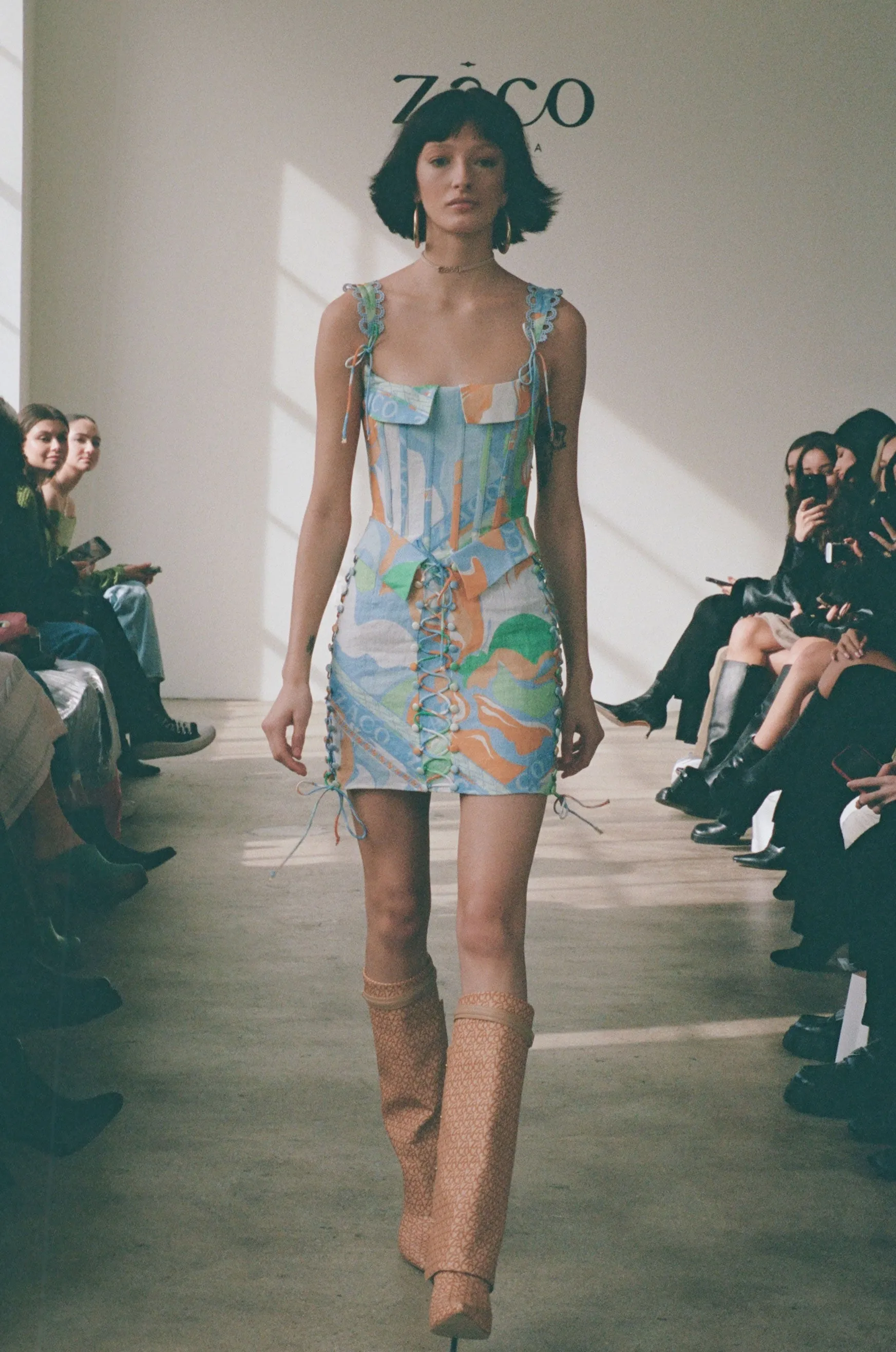 Tyra Lace Up Dress - Calista Aliza