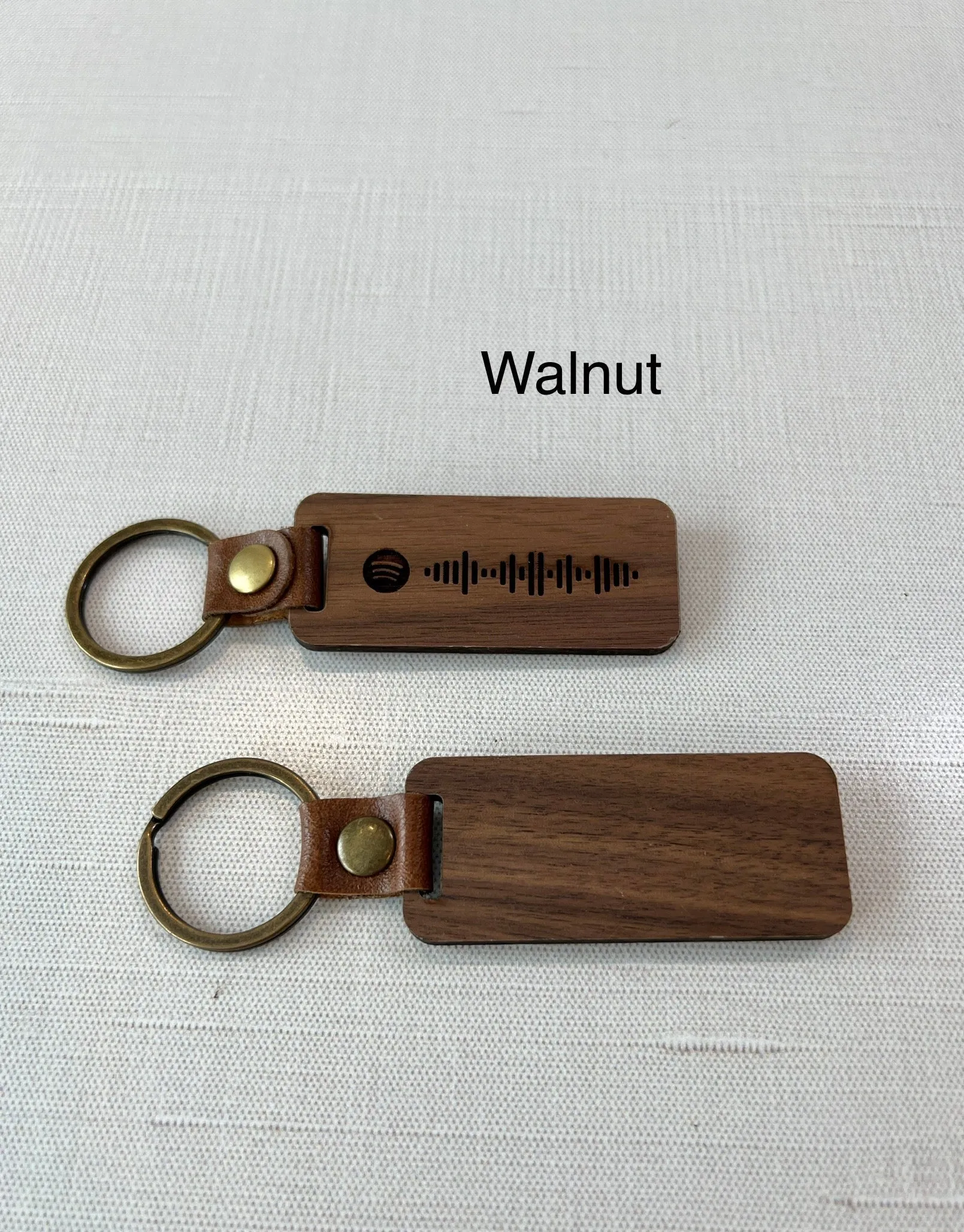 Walnut, Cherry, Bamboo, and Rosewood Keychain Blanks