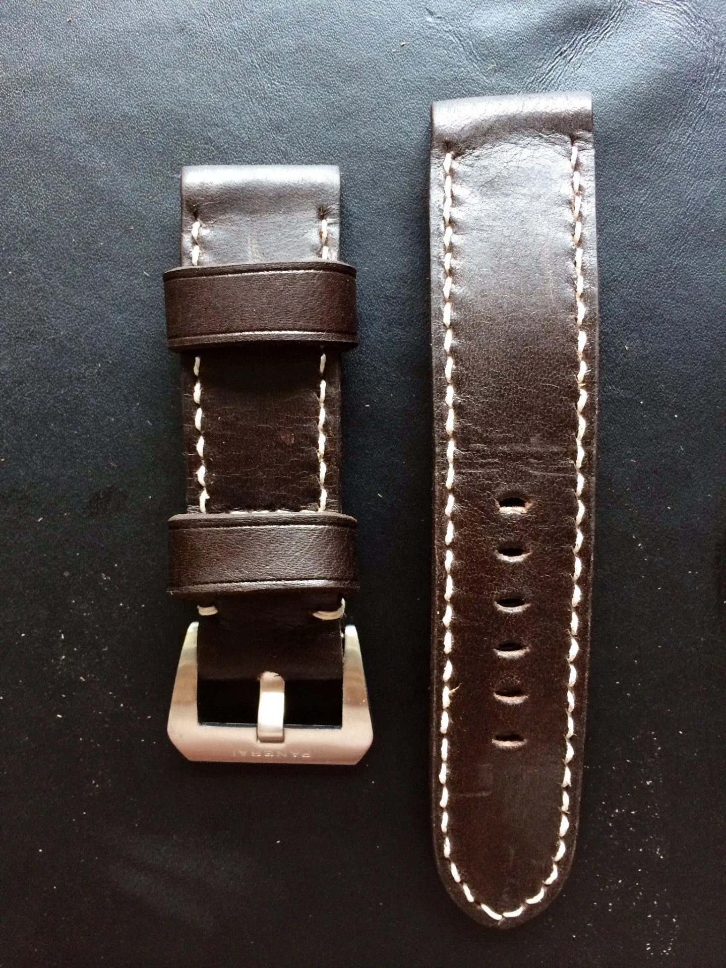Watch Strap 24mm, Brown leather  Watch Strap, watch band 26mm, wristwatch straps replacement,  Apple watch band