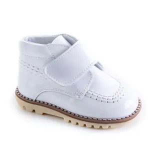 White Patent Boot