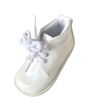 White Patent Boot