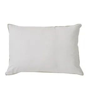 White with Danish Flange Oversized Pillow