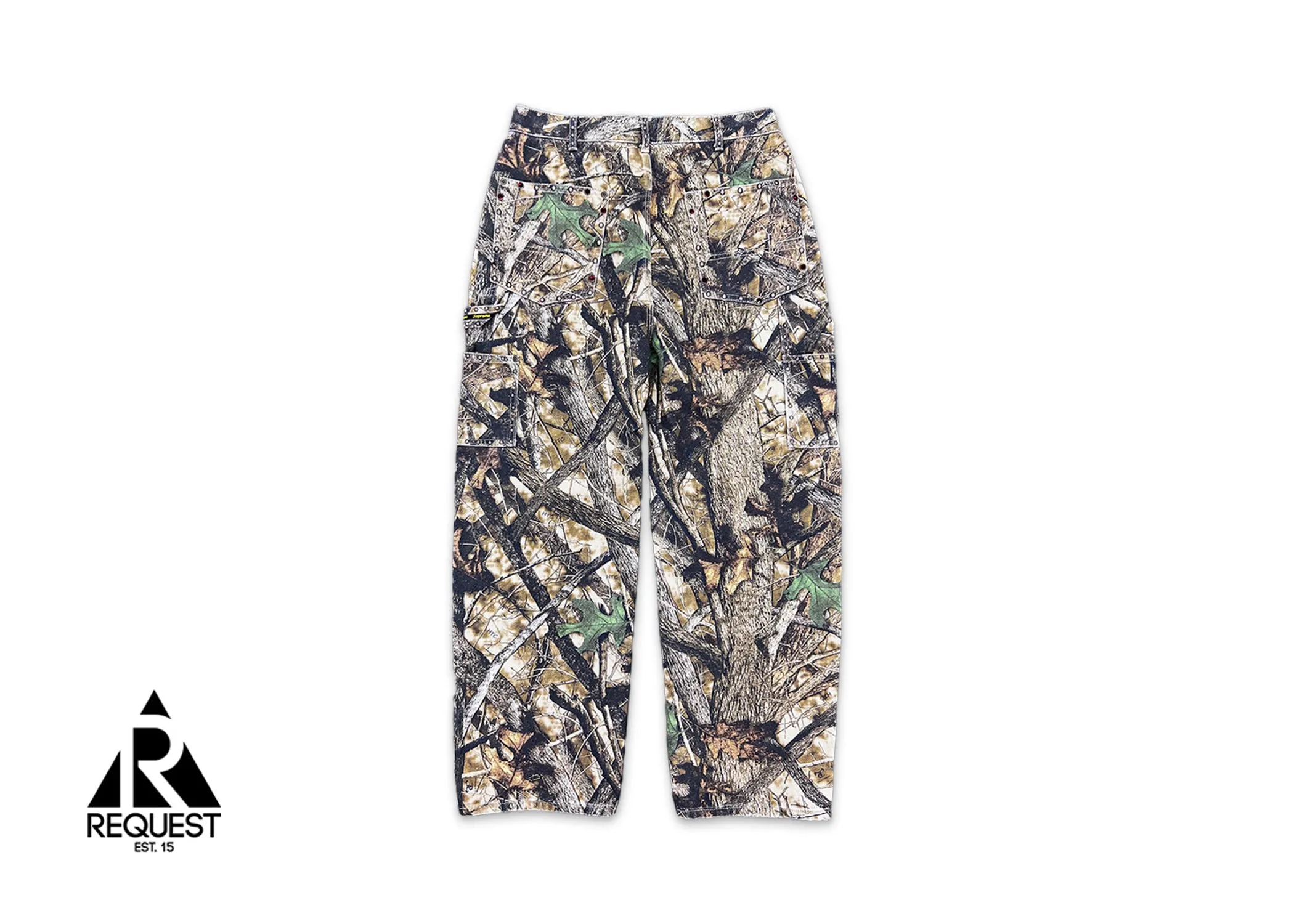 x B.B. Simon Studded Double Knee Painter Pant "Camo"