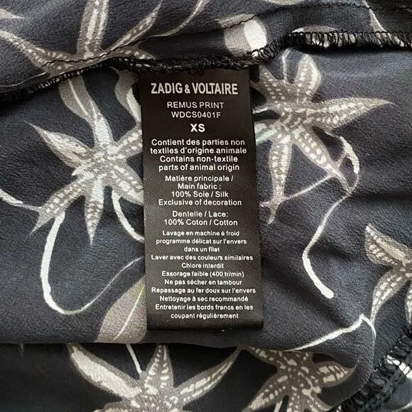 Zadig &amp; Voltaire Remus Silk Dress Size XS